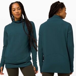 Lululemon Warm Down Funnel Neck Long Sleeve
in Submarine - Size 12